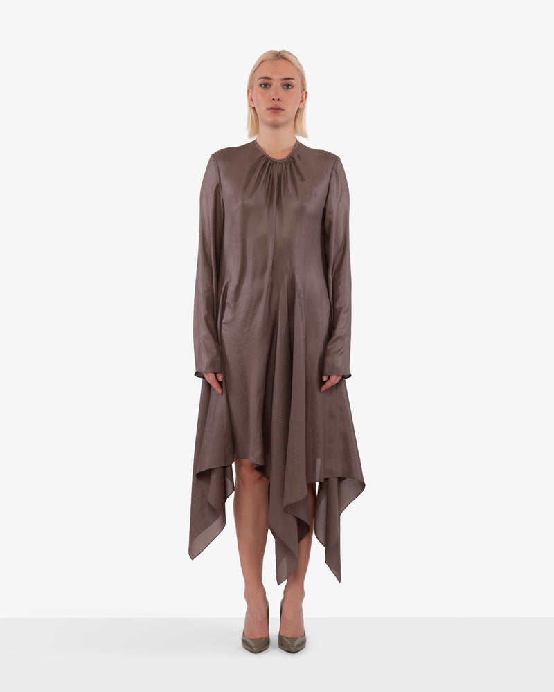 Silk grosgrain dress