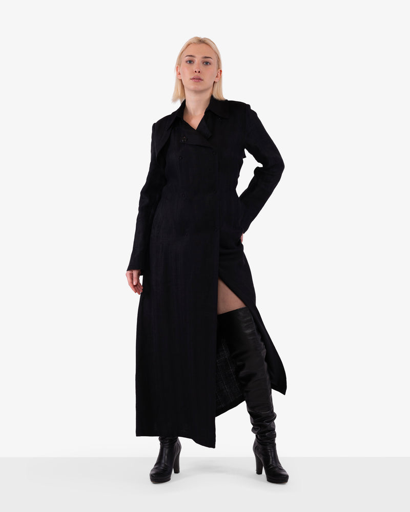 Trenchcoat aus Jacquard