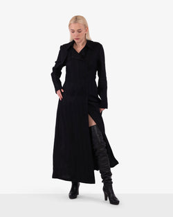 Trenchcoat aus Jacquard