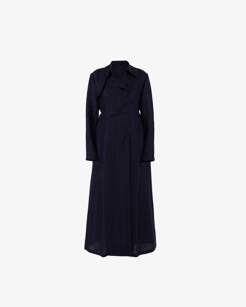 Trenchcoat aus Jacquard