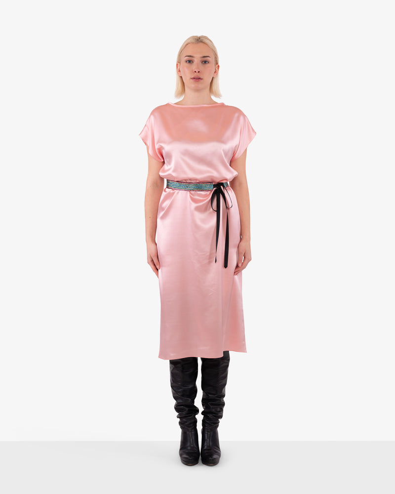 Silk grosgrain dress