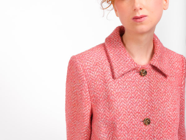 Wool tweed coat